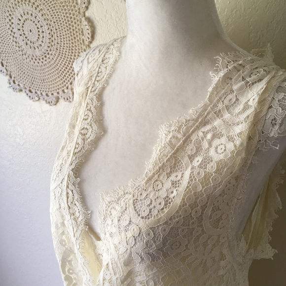 Free People Heart in Two white lace mini dress - Picture 4 of 8